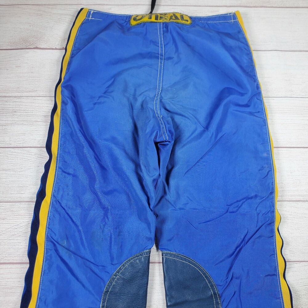 Vintage 70’s O'NEAL Racing Suzuki Dirt Bike Motorcross Pants 30 Yellow Blue USA - Picture 4 of 8